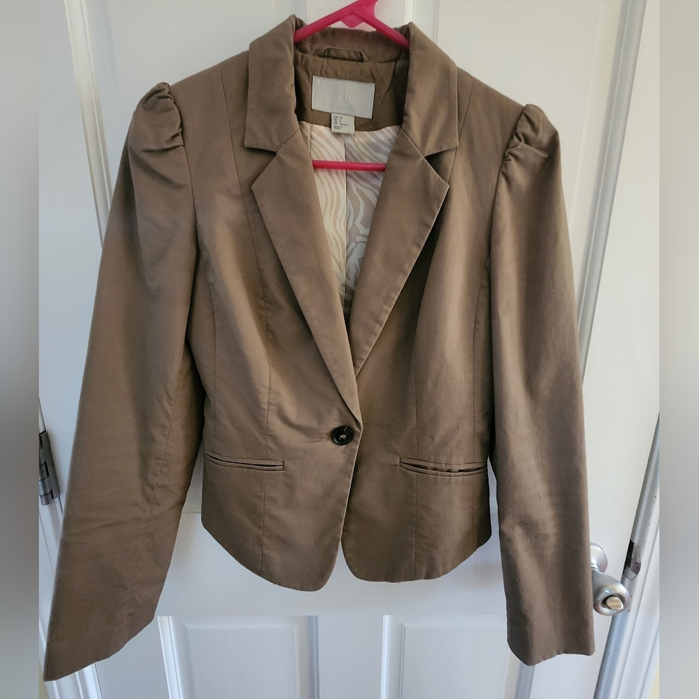 H&M tan blazer